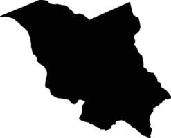 Tilcara Argentina silhouette map vector