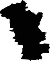 TILEAGD Romania silhouette map vector