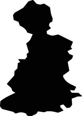 Tokaj Hungary silhouette map