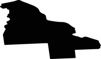 Tomes pag Latvia silhouette map vector