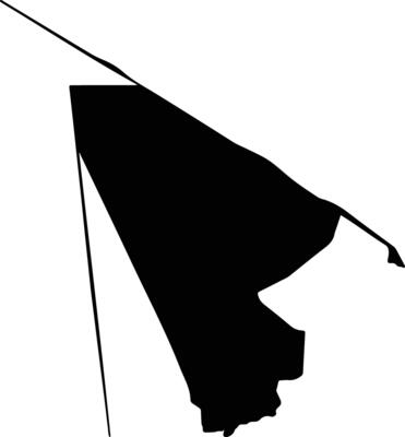 Tombouctou Mali silhouette map