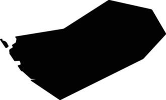 Tomigusuku Japan silhouette map vector