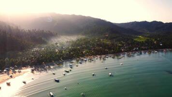Beautiful summer getaway featuring remote island beaches and scenic coastlines video