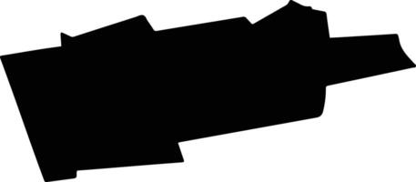 TOMNATIC Romania silhouette map vector