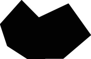 Tongchengxian China silhouette map vector