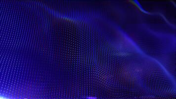 Abstract blue liquid waves display. News splash screen. Pixel display ice. LCD screen pixels. Macro Shot Of Computer Screen, Pixels Texture. Abstract Blue Background. Close up LED Display. loop video