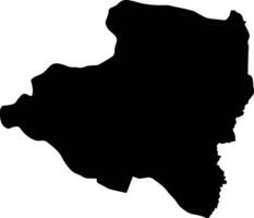 Torbat e jam Iran silhouette map vector