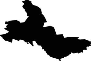 Tostamaa vald Estonia silhouette map vector