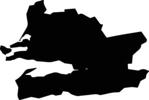 TRALEE LEA 7 Ireland silhouette map vector