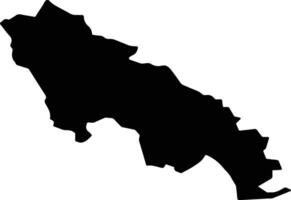 Tranqueras Uruguay silhouette map vector