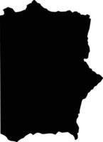 Trapeang Prasat Cambodia silhouette map vector