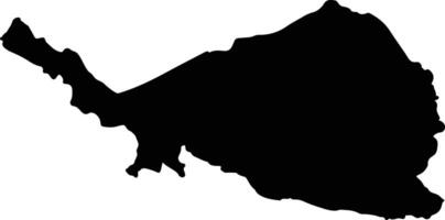 Tron Thailand silhouette map vector