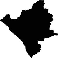Trujillo Peru silhouette map vector