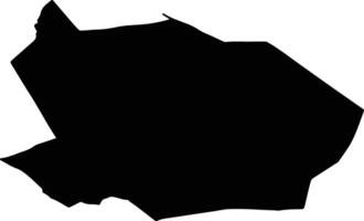 Trysil nor Norway silhouette map vector