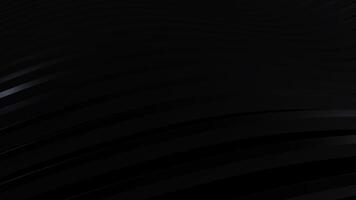 black 3d wave motion abstract background video