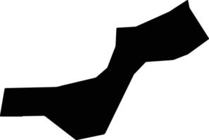Tulus Sudan silhouette map vector