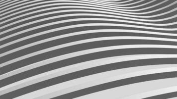white 3d wave motion abstract background video