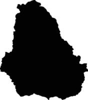 Tymovsky District Russia silhouette map vector