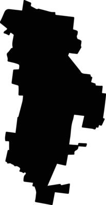 Tzucacab Mexico silhouette map