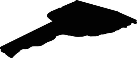 Uithoorn Netherlands silhouette map vector