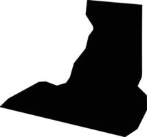 Ulimang Palau silhouette map vector