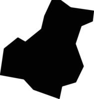 Um Rimta Sudan silhouette map vector