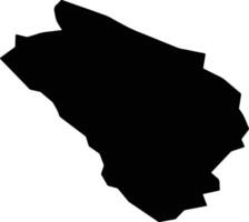 Uster Switzerland silhouette map vector