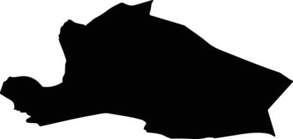 Vaals Netherlands silhouette map vector