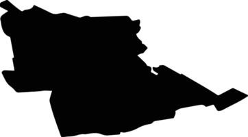 Vaboles pag Latvia silhouette map vector