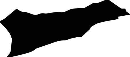 Val de Travers Switzerland silhouette map vector