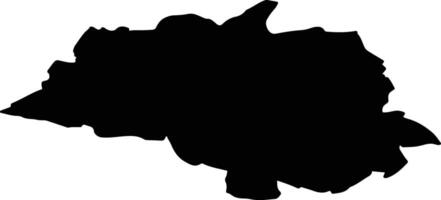 Valkenburg aan de Geul Netherlands silhouette map vector