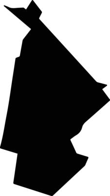 Valle de Chalco Solidaridad Mexico silhouette map