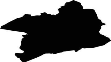 Valle nor Norway silhouette map vector