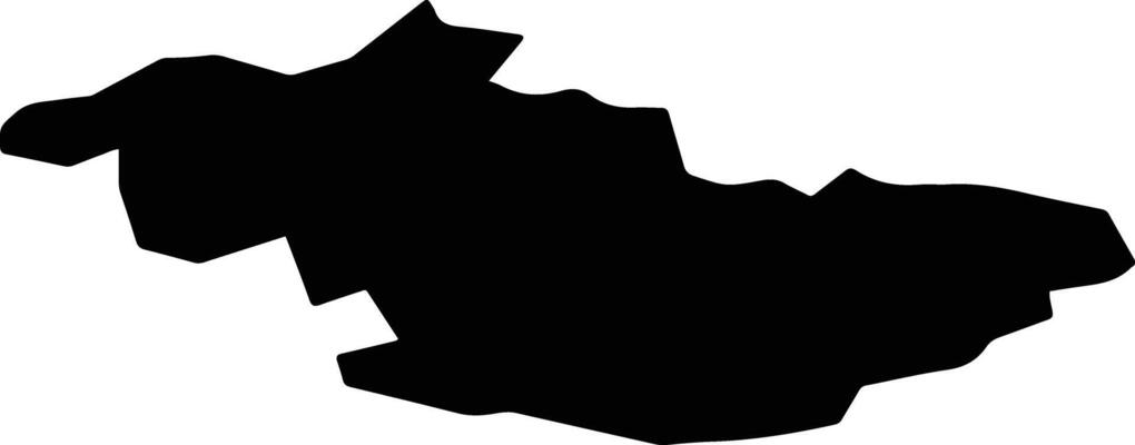 Valozhyn Belarus silhouette map