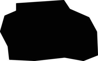 Vansbro Sweden silhouette map vector