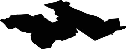 Vecates pag Latvia silhouette map vector