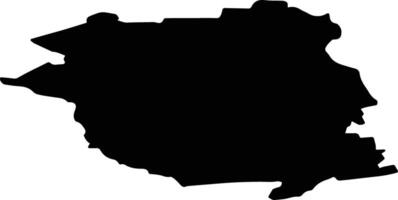 Vecpils pag Latvia silhouette map vector
