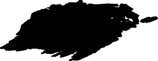 Vega nor Norway silhouette map vector