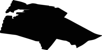Velsen Netherlands silhouette map vector