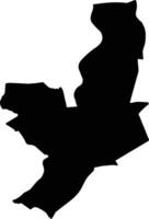 Venlo Netherlands silhouette map vector