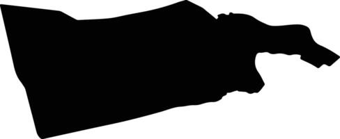 Venray Netherlands silhouette map vector