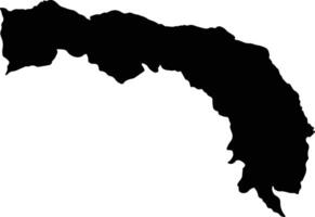 Victor Fajardo Peru silhouette map vector