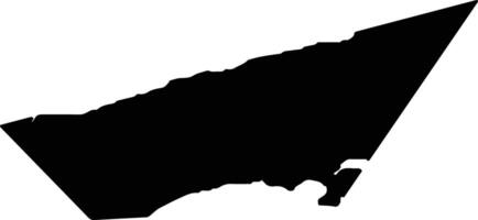 Vieques United States silhouette map vector