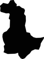 VIII 2 Lower Potaro Ladsm Guyana silhouette map vector