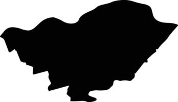 Vijfheerenlanden Netherlands silhouette map vector