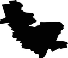 Vircavas pag Latvia silhouette map vector