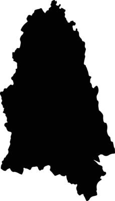 Vohemar Madagascar silhouette map