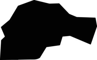 Wadi Salih Sudan silhouette map vector