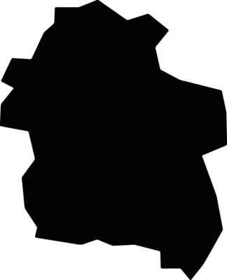 Wag Himra Ethiopia silhouette map