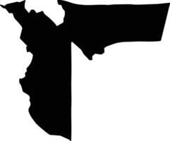 Wait A Bit Jamaica silhouette map vector